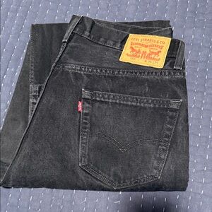 Levi's Men's black 550 Jeans